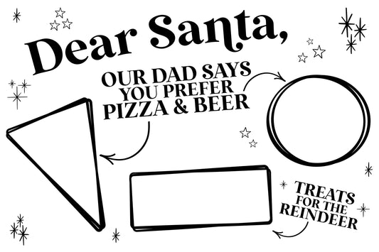 Santa Cookie Tray - Our Dad Says