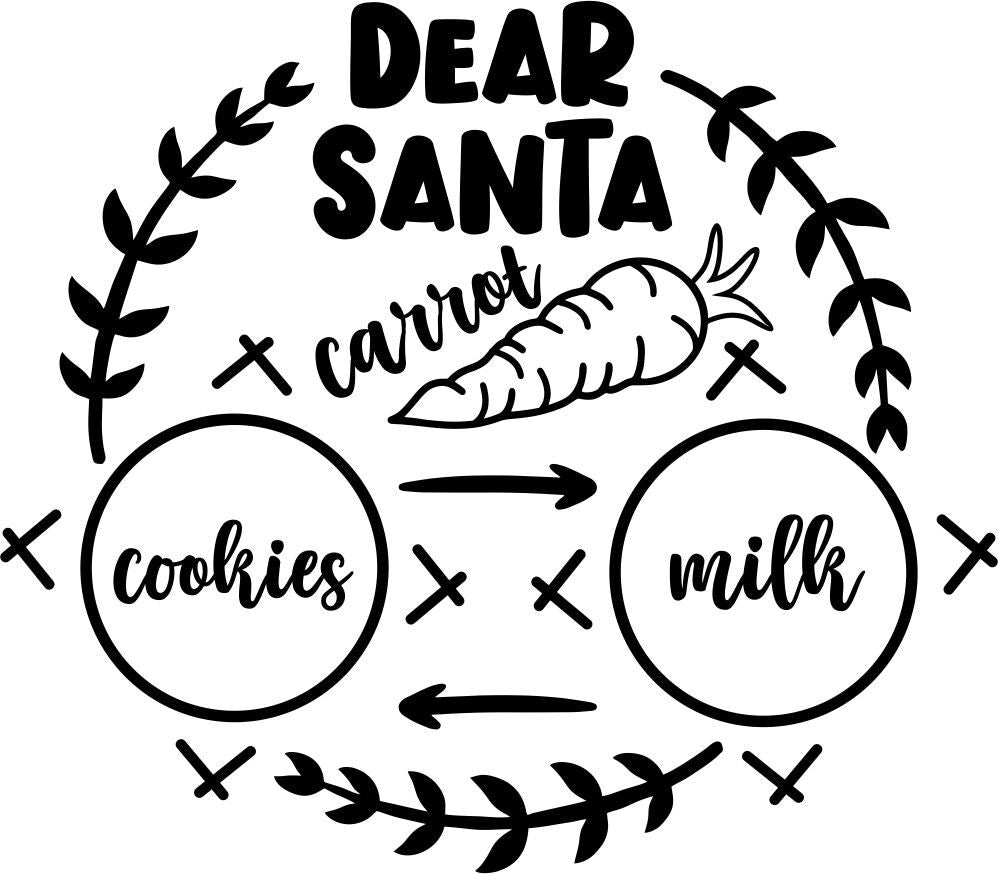 Santa Cookie Tray - Dear Santa #2