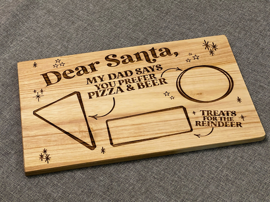 Santa Cookie Tray - My Dad Says