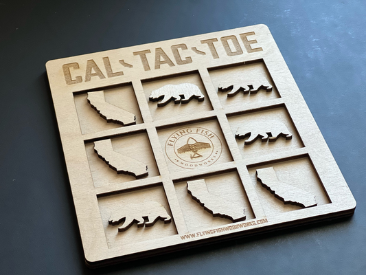 California Themed Cal-Tac-Toe (Tic Tac Toe)