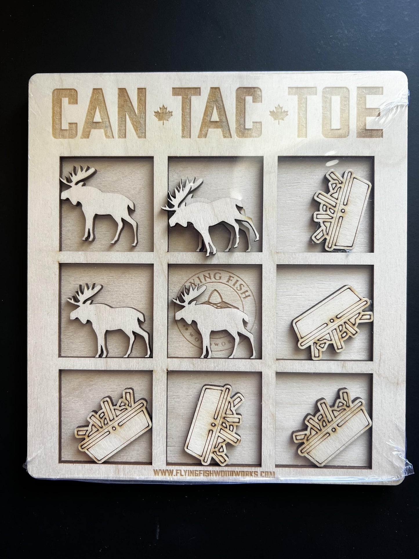 Canadian Themed Can-Tac-Toe (Tic Tac Toe)