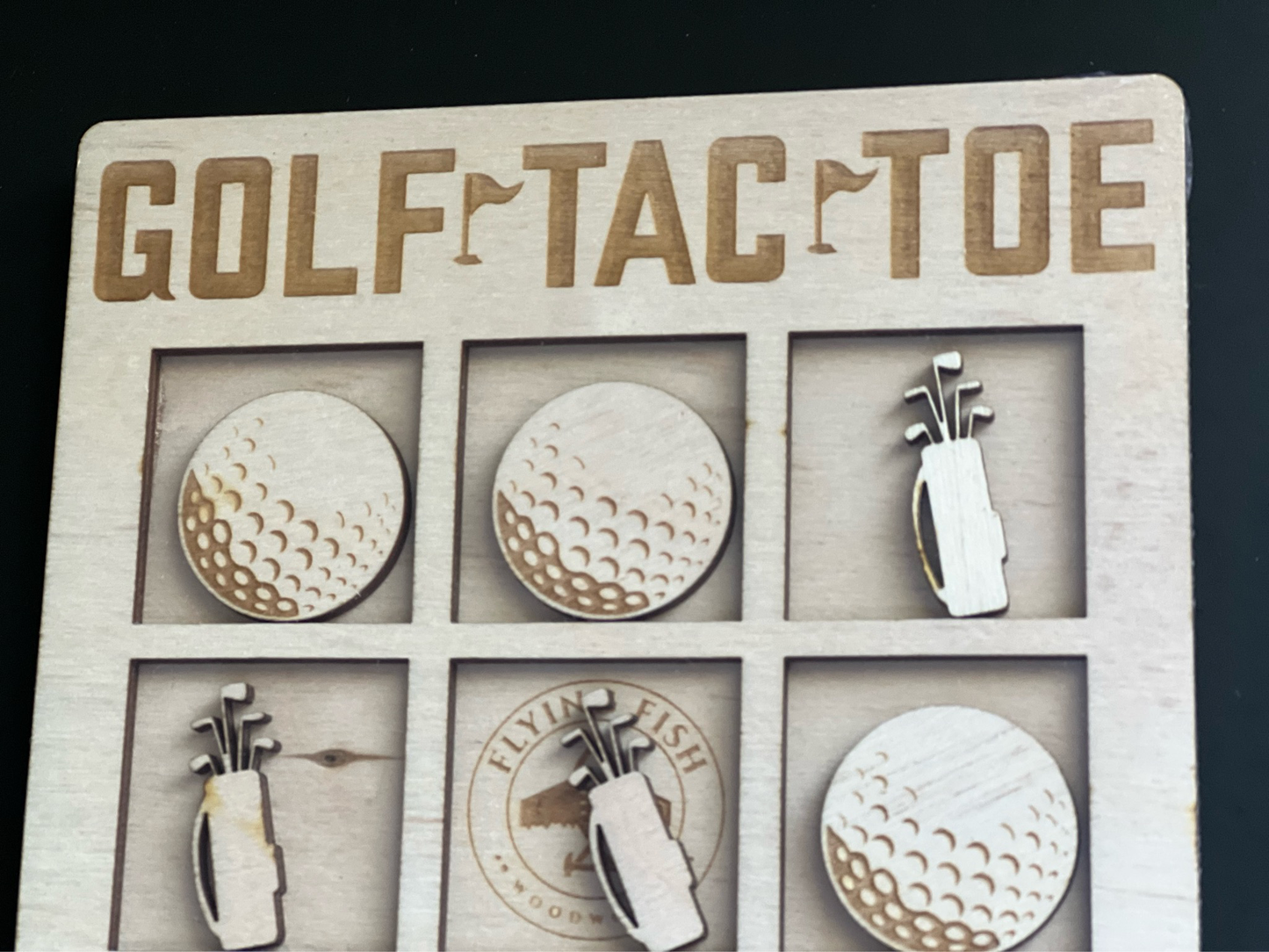 Golf Themed Golf-Tac-Toe (Tic Tac Toe)